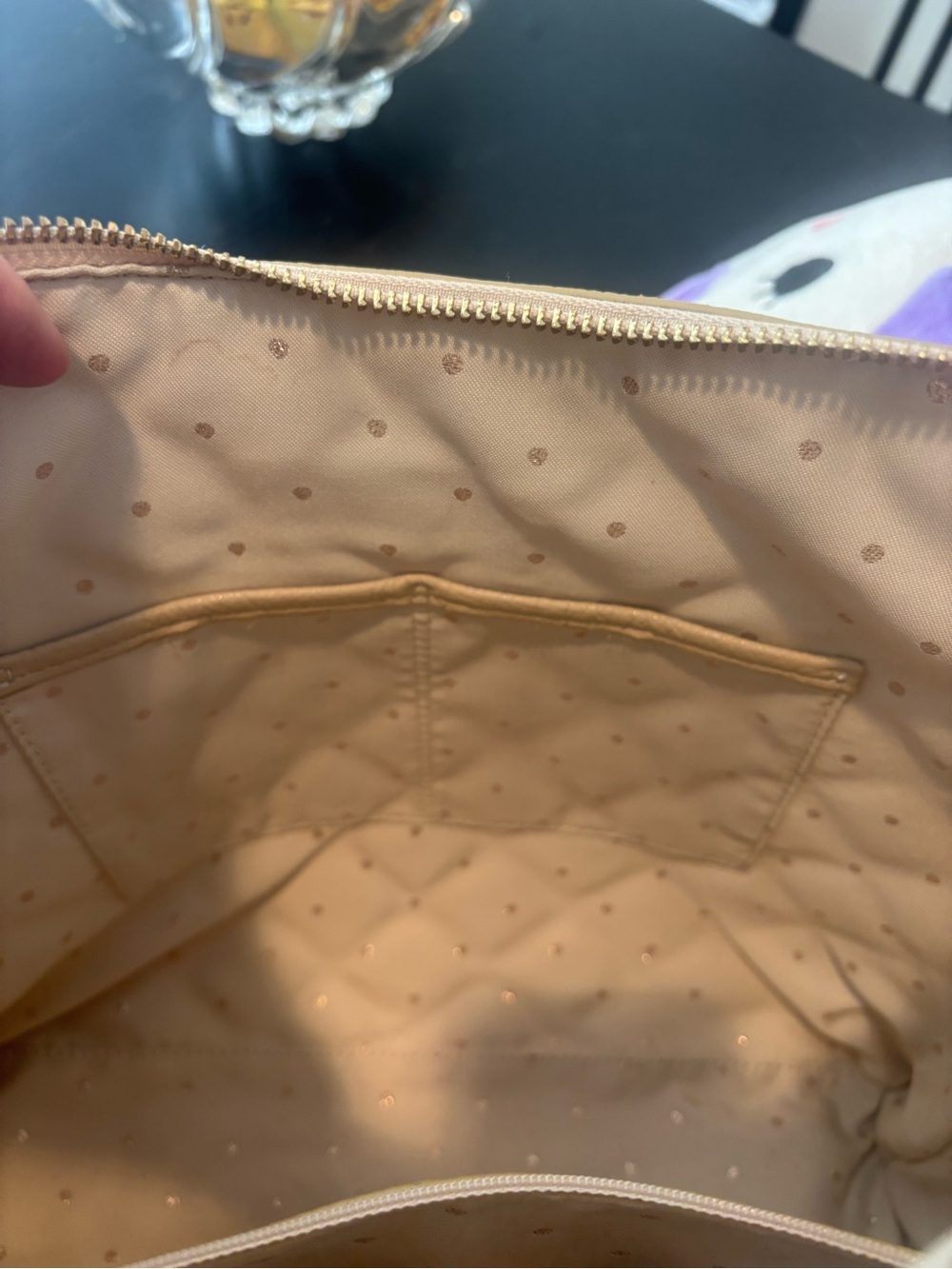 kate spade Quilted Neutral Beige Shoulder Hobo - Picture 9 of 11